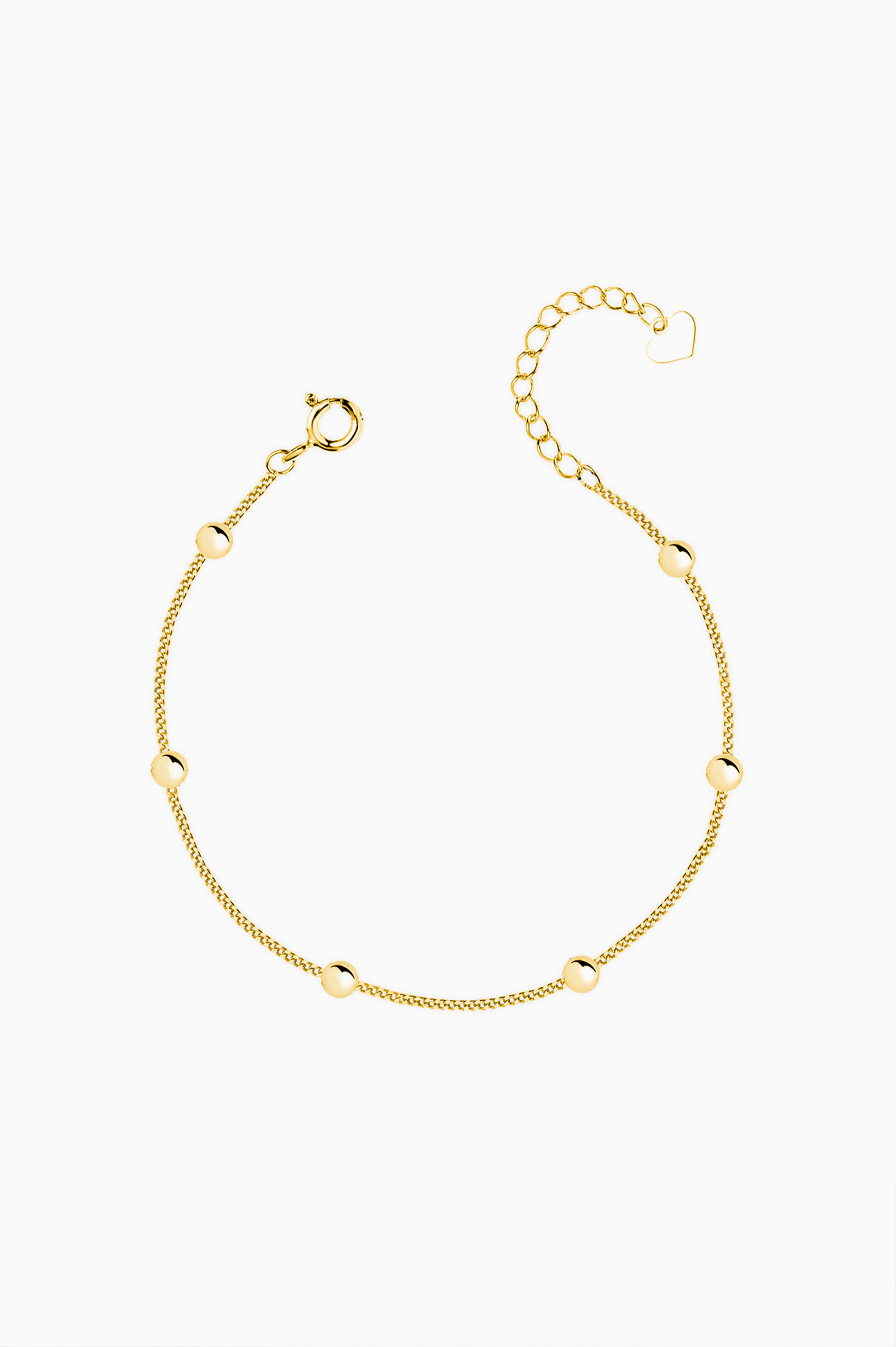 Gold-plated bracelet BUBBLE 925 silver