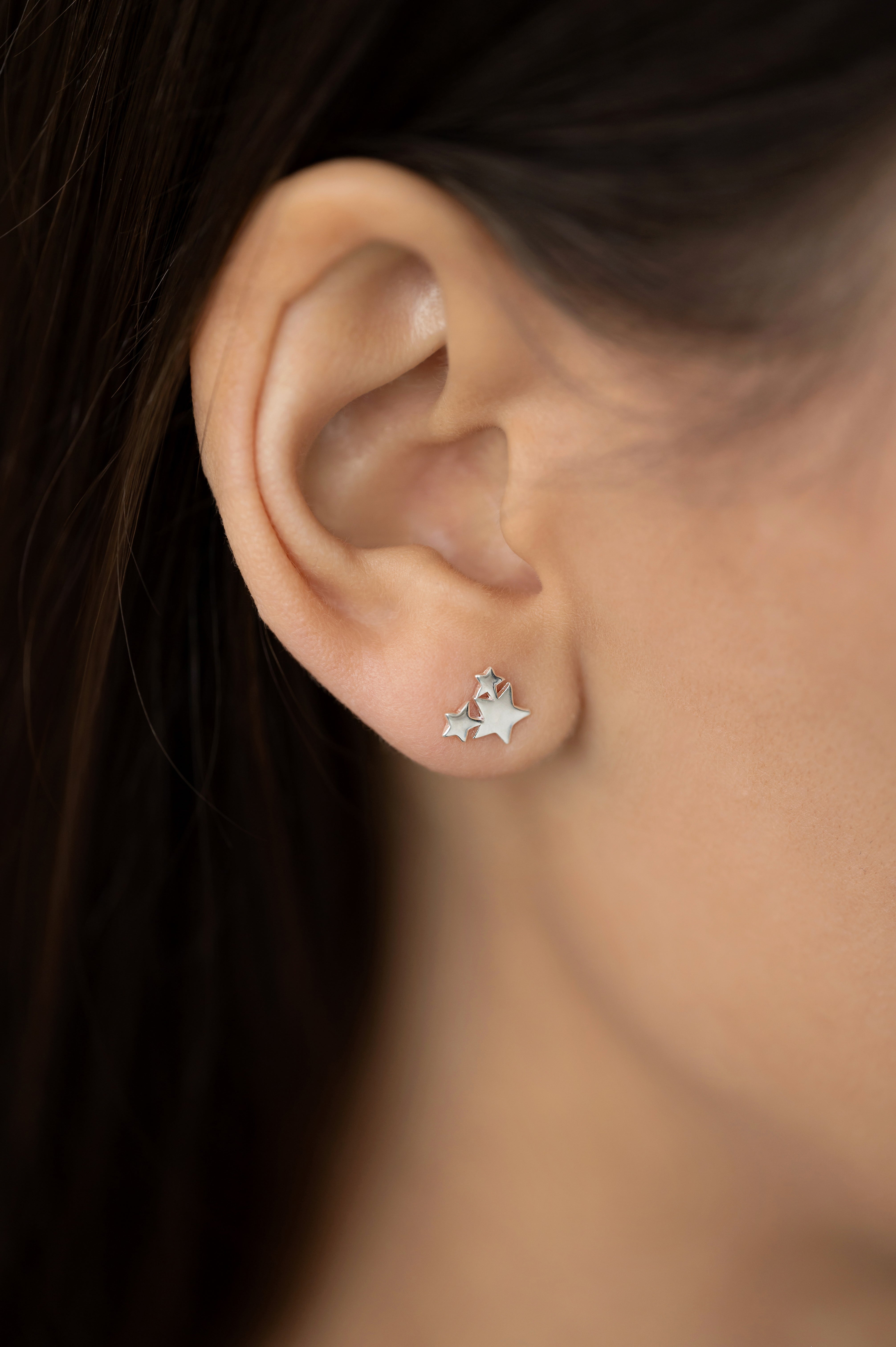 Auskarai SHOOTING STAR STUD 925 sidabras