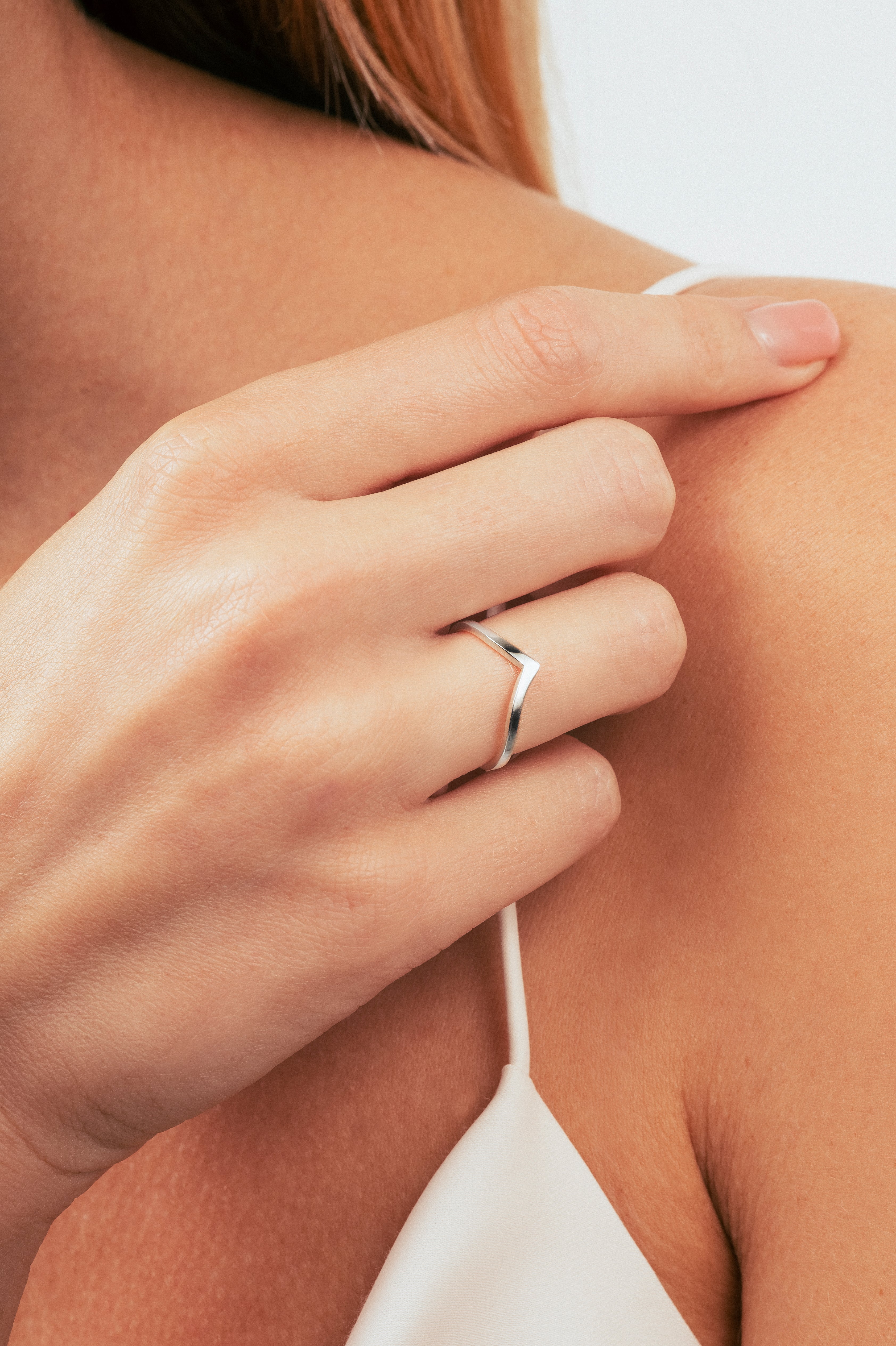 Žiedas WISHBONE 925 sidabras