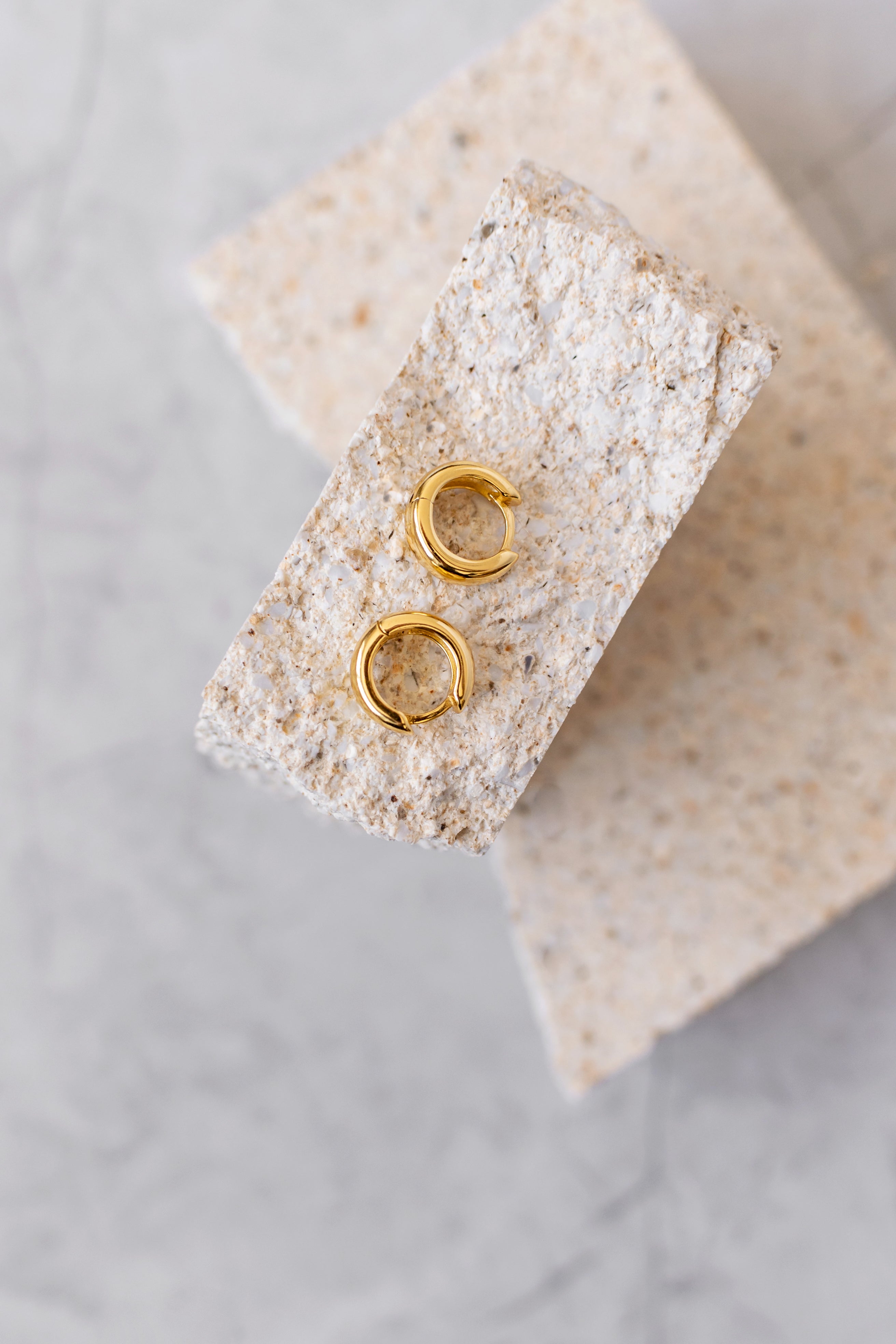 Auskarai Little Hoop Gold