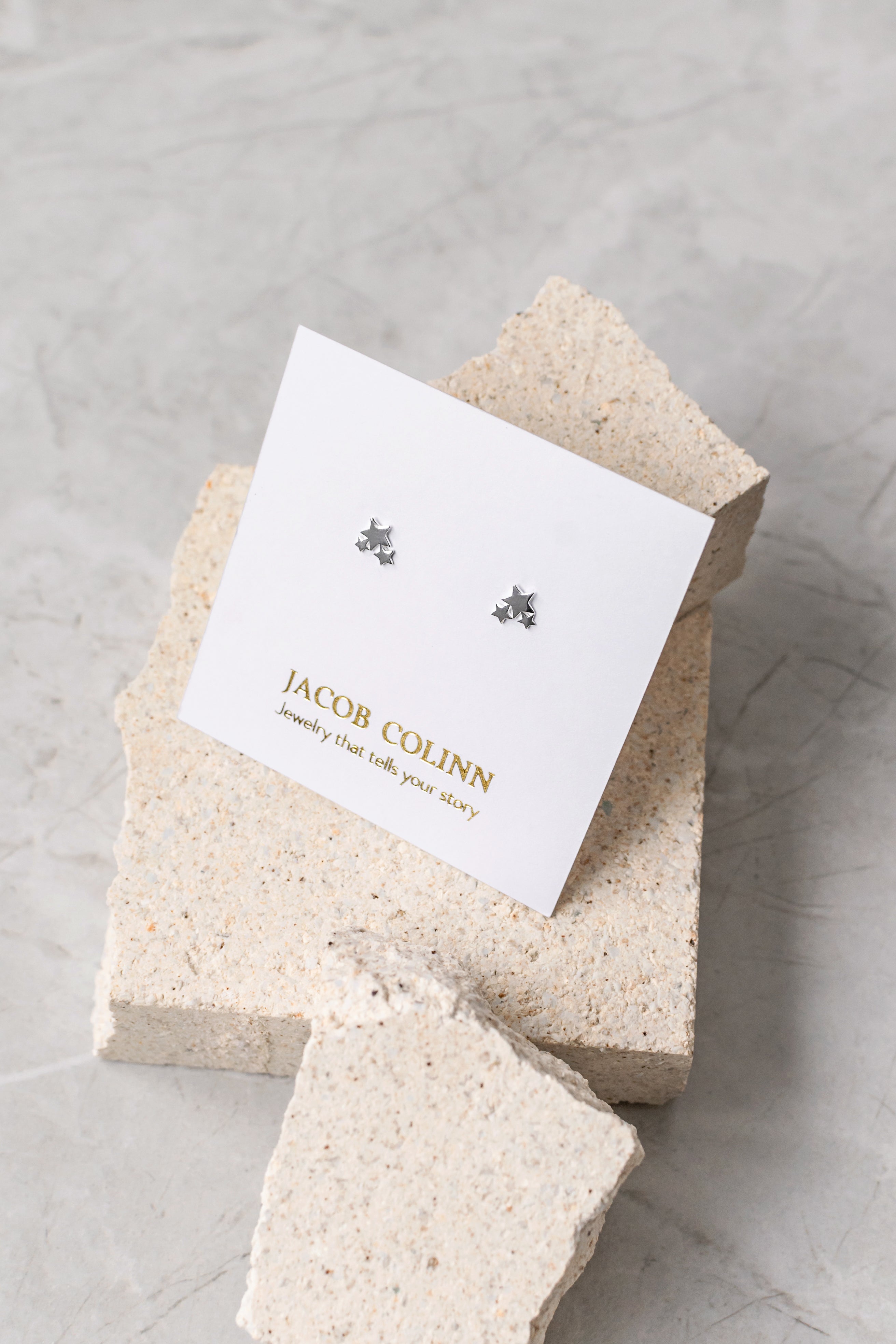 Auskarai SHOOTING STAR STUD 925 sidabras