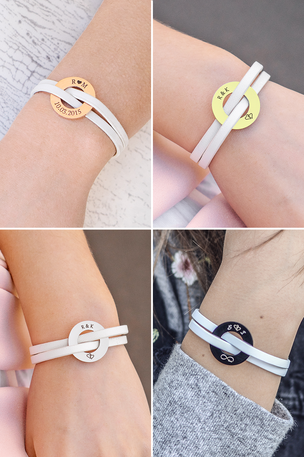 Classic No. 2 White Bracelet