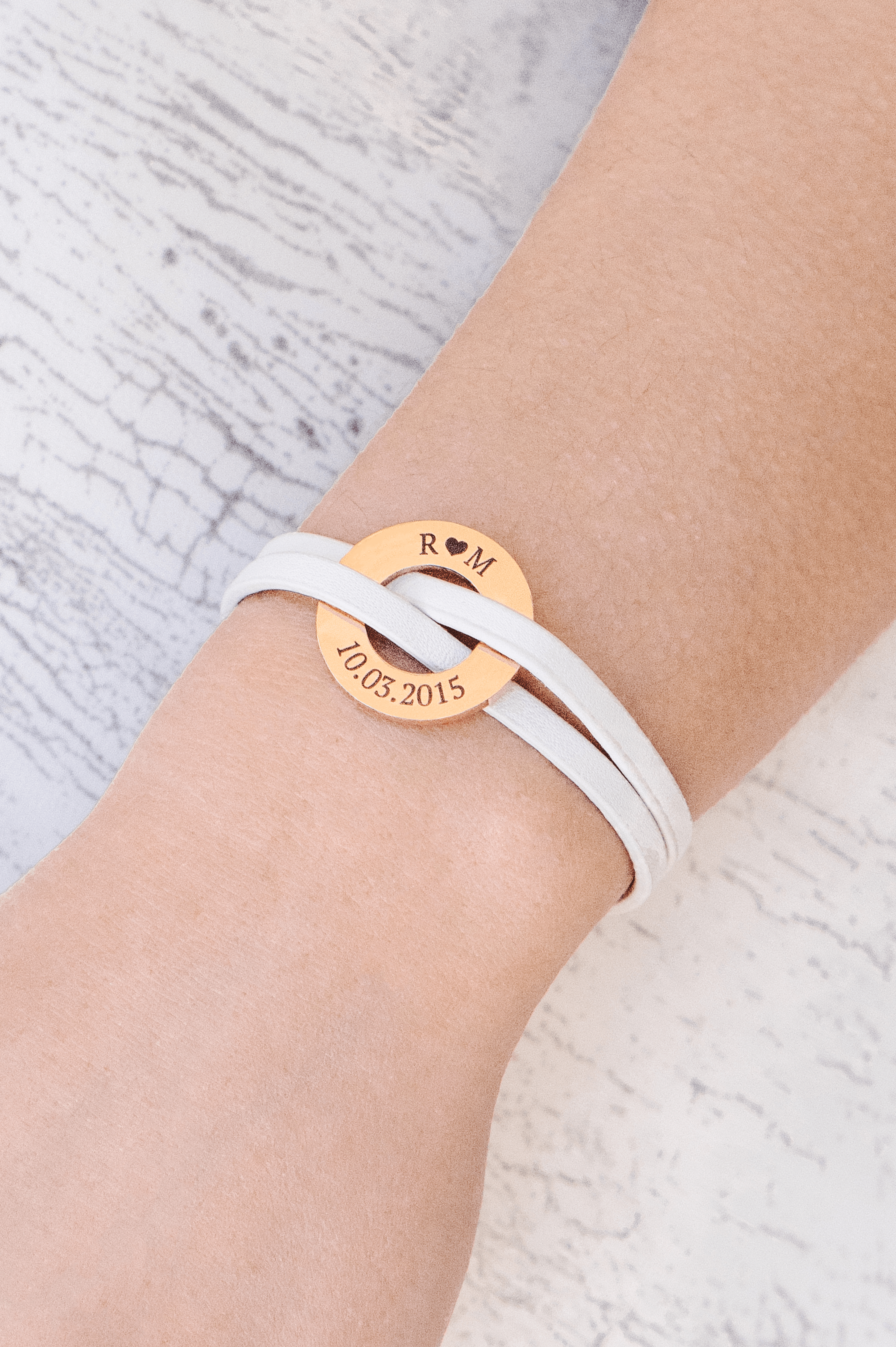 Classic No. 2 White Bracelet