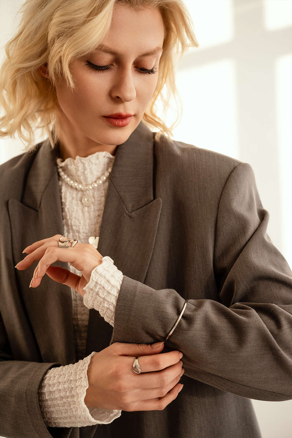 Bracelet Cuff Silver