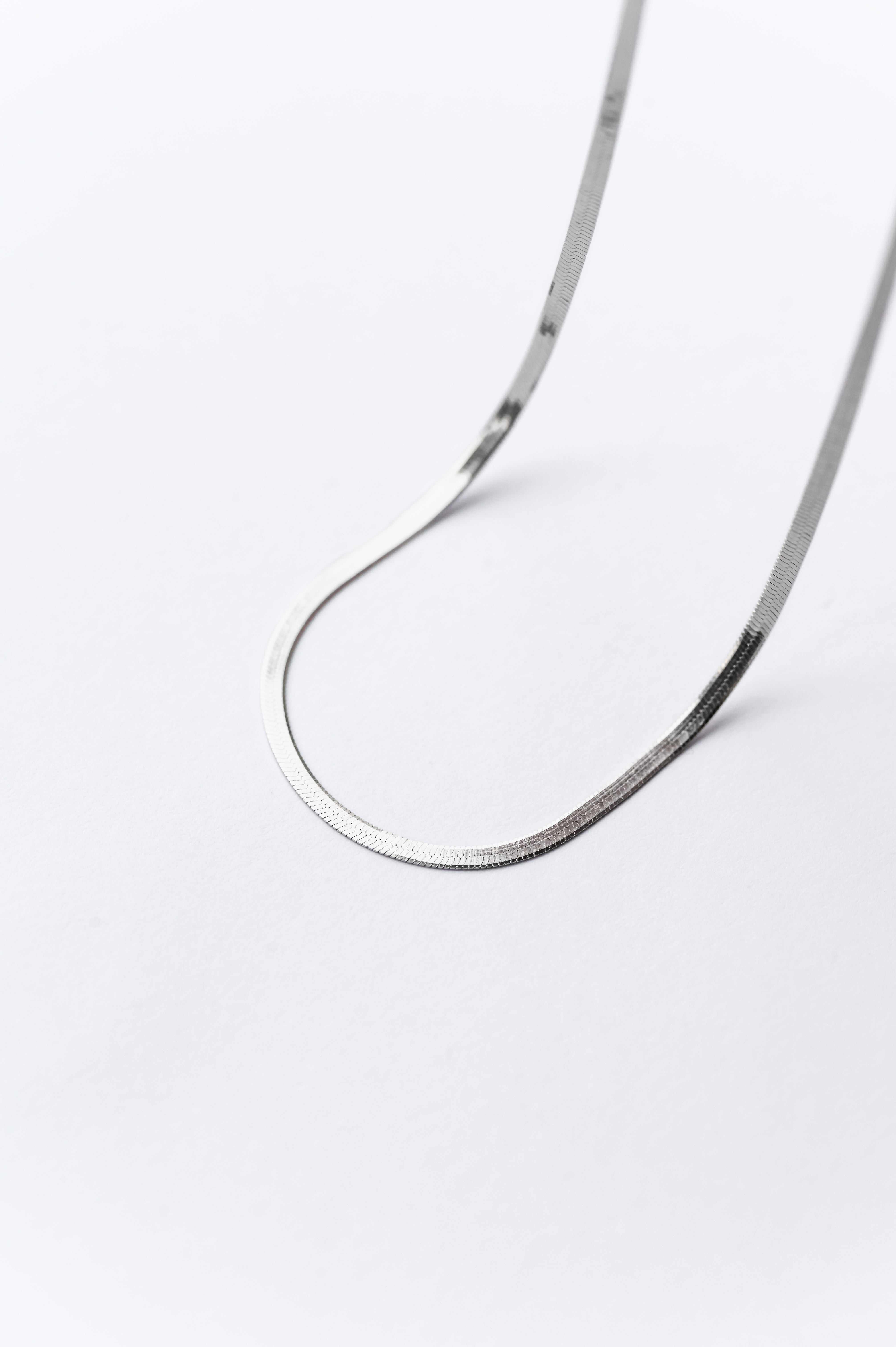 Kaklo papuošalas Snake Chain Silver