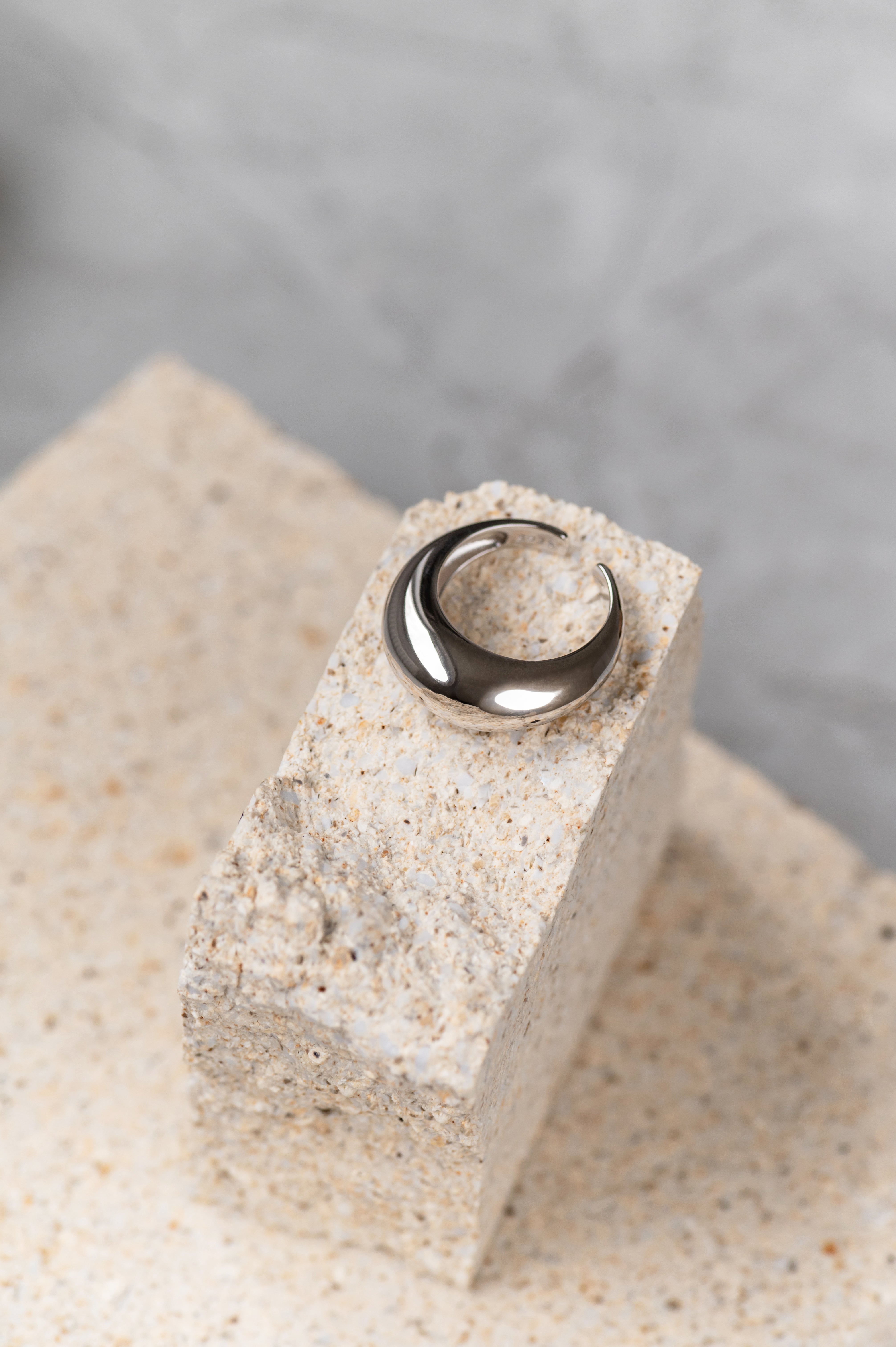 Gredzens OPEN DOME 925 sudraba