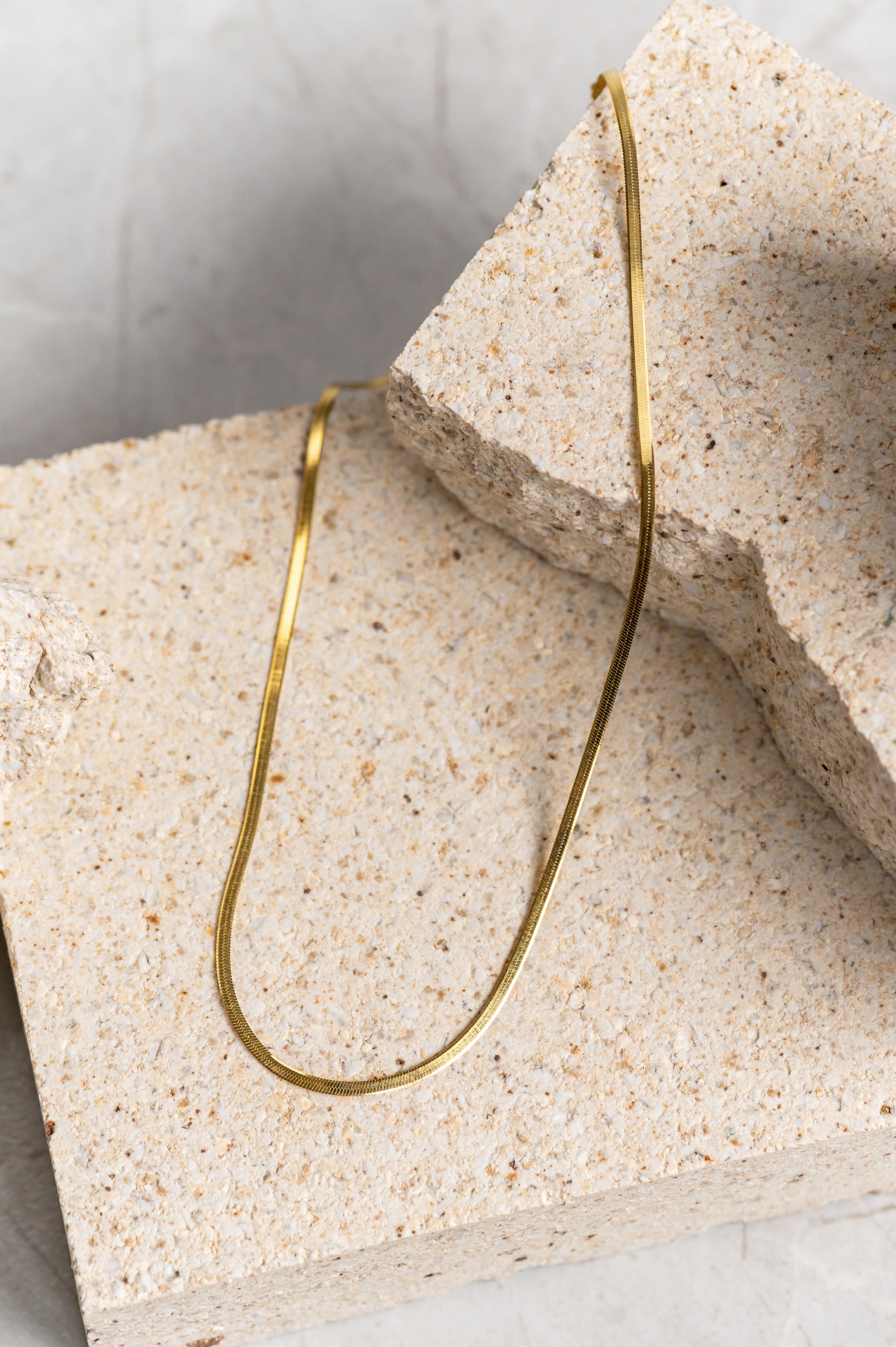 Kaklo papuošalas Snake Chain Gold