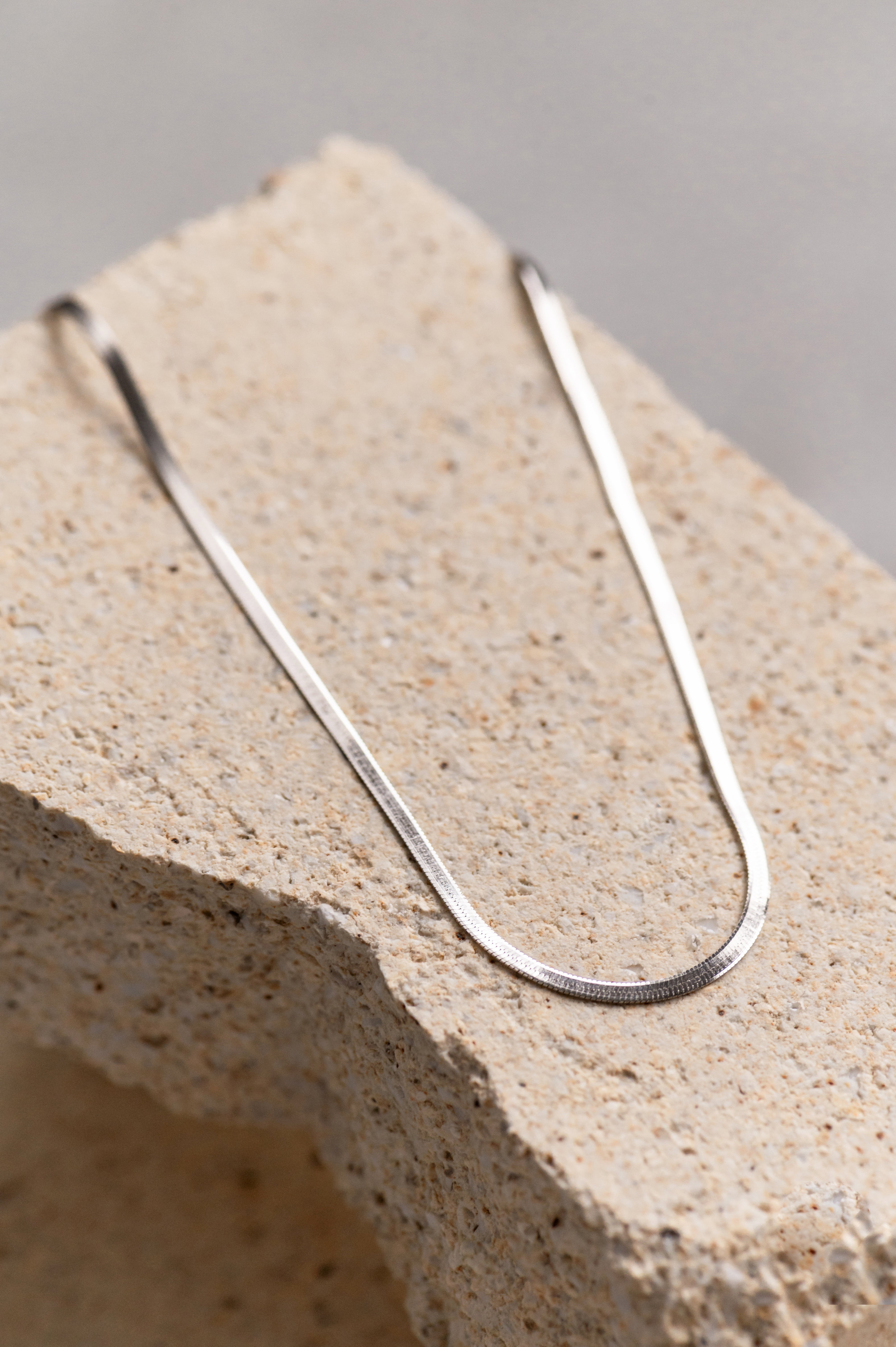 Kaklo papuošalas Snake Chain Silver