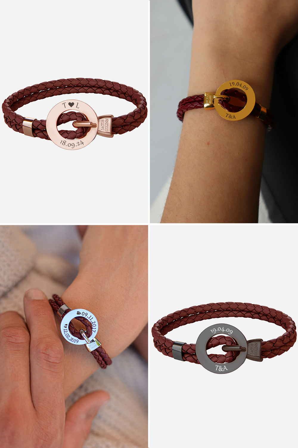 Endless Burgundy Bracelet