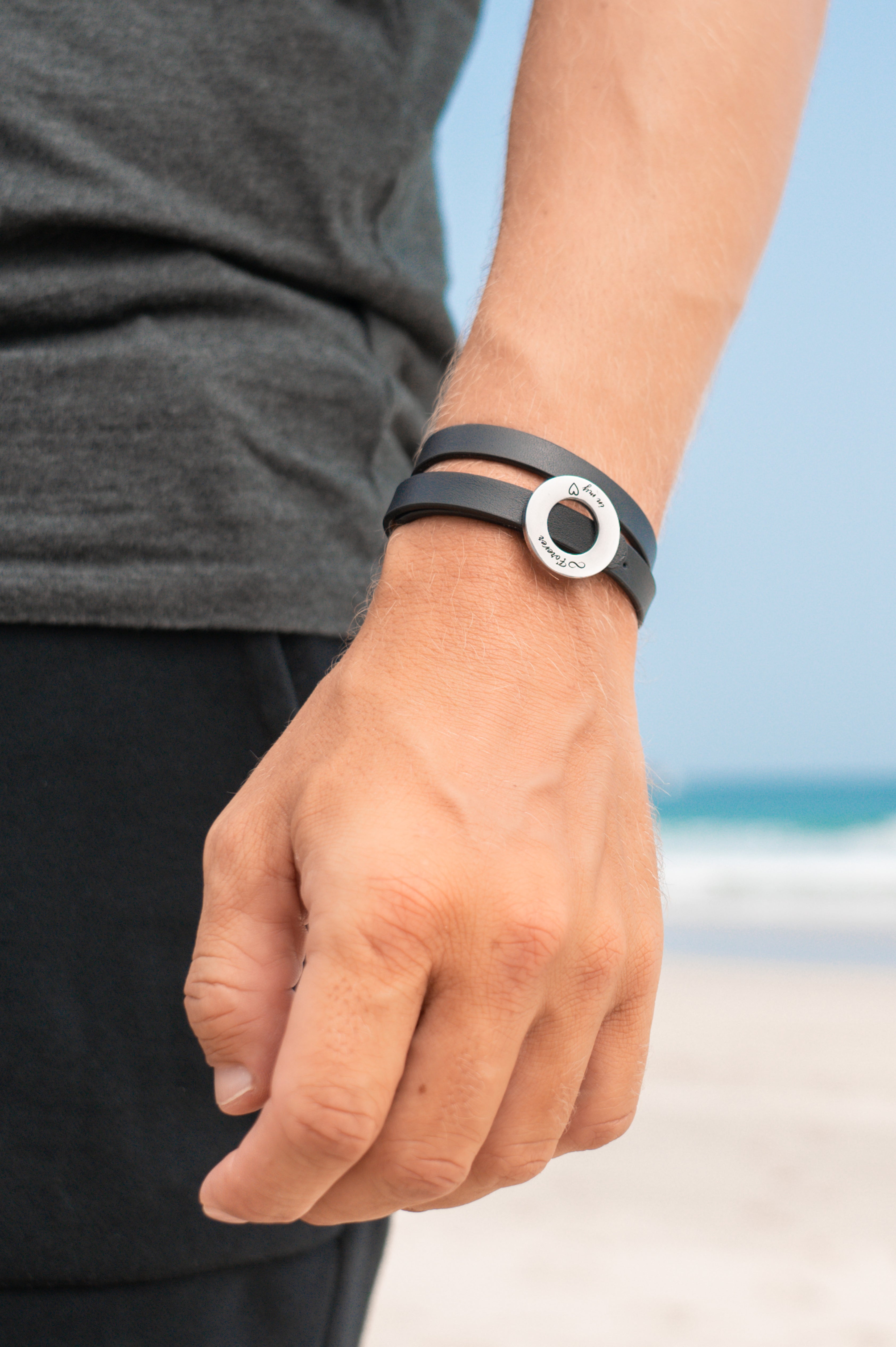 Modern Black Bracelet