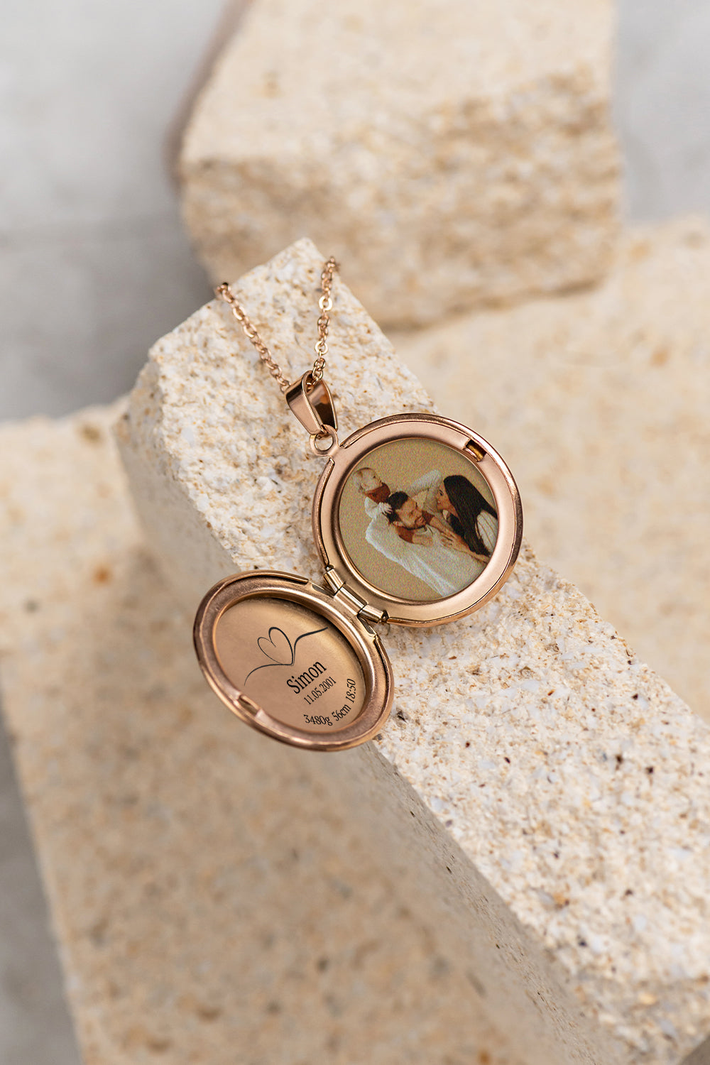 Necklace LOCKET | BABY INITIAL