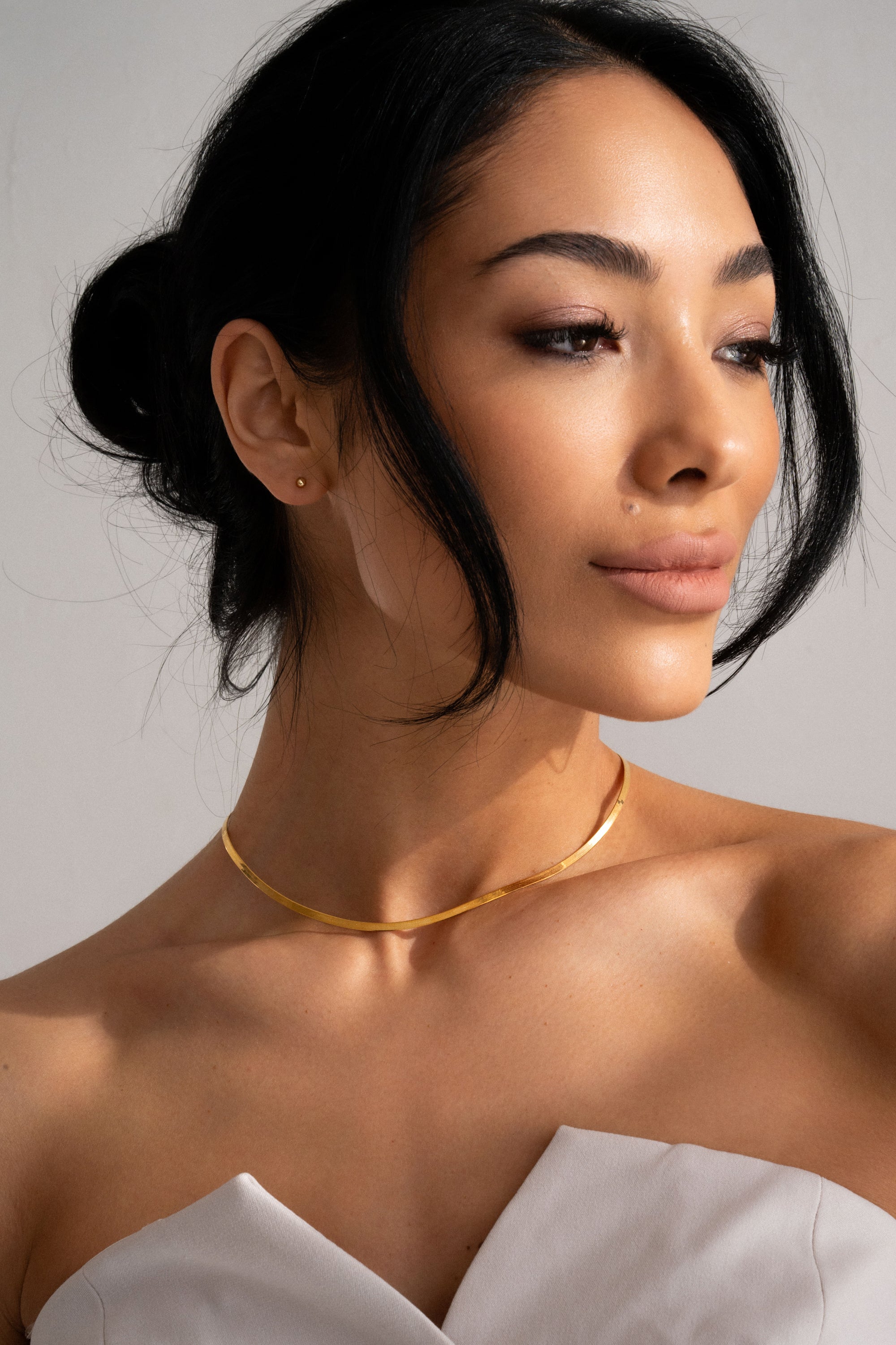 Kaklo papuošalas Snake Chain Gold