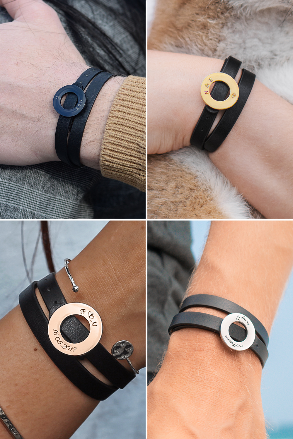 Modern Black Bracelet