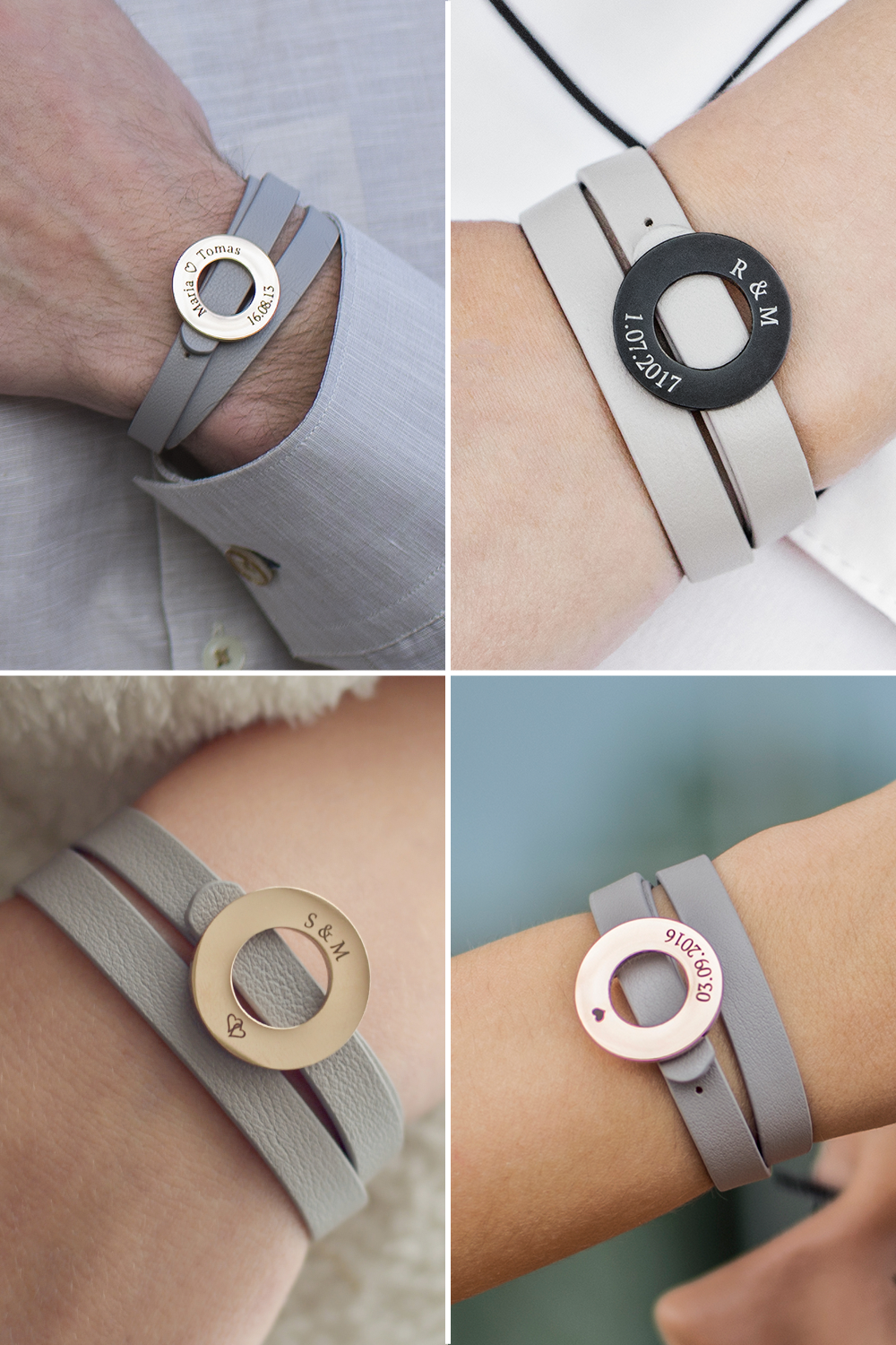 Modern Grey Bracelet