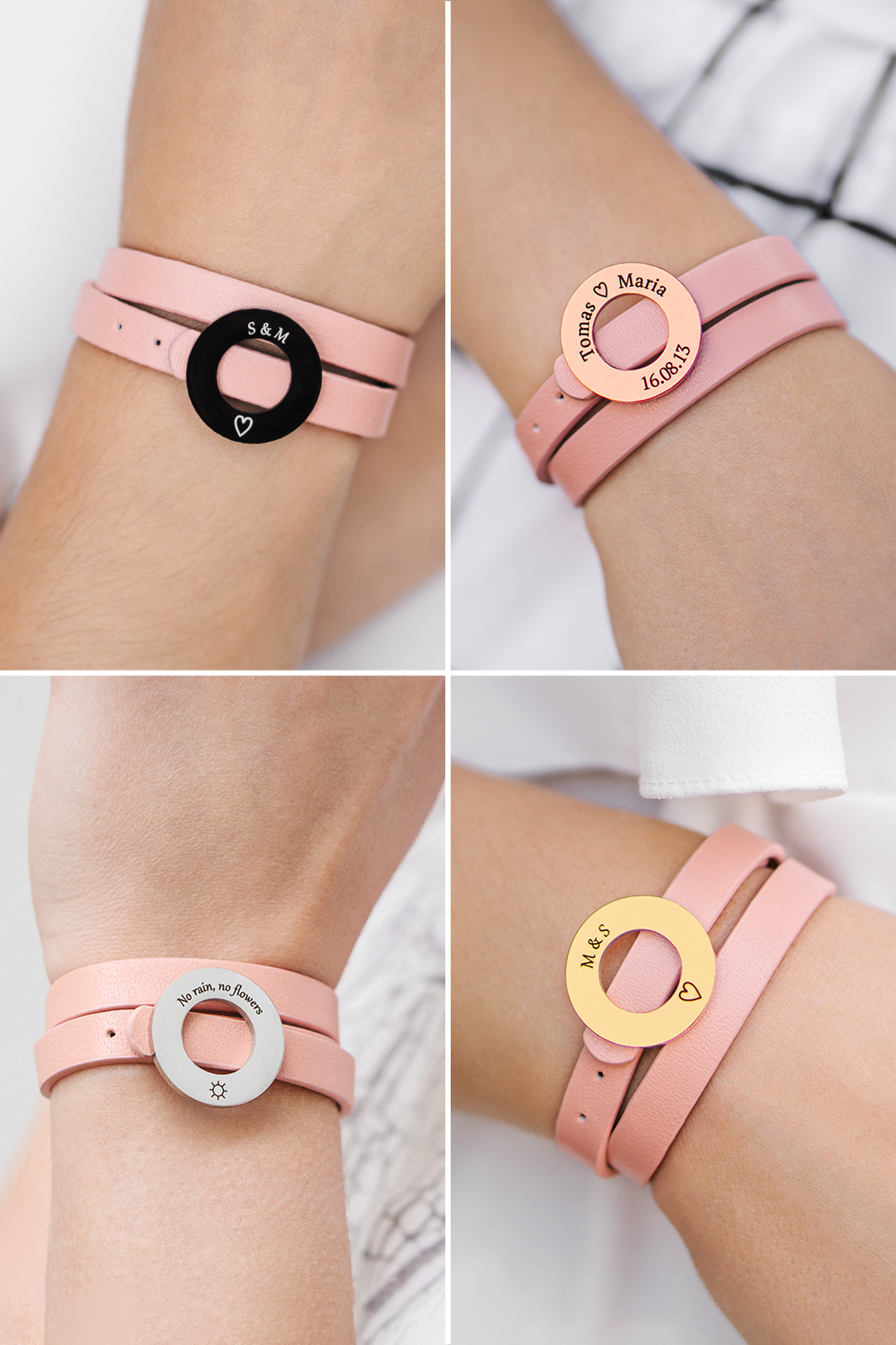 Modern Pink Bracelet