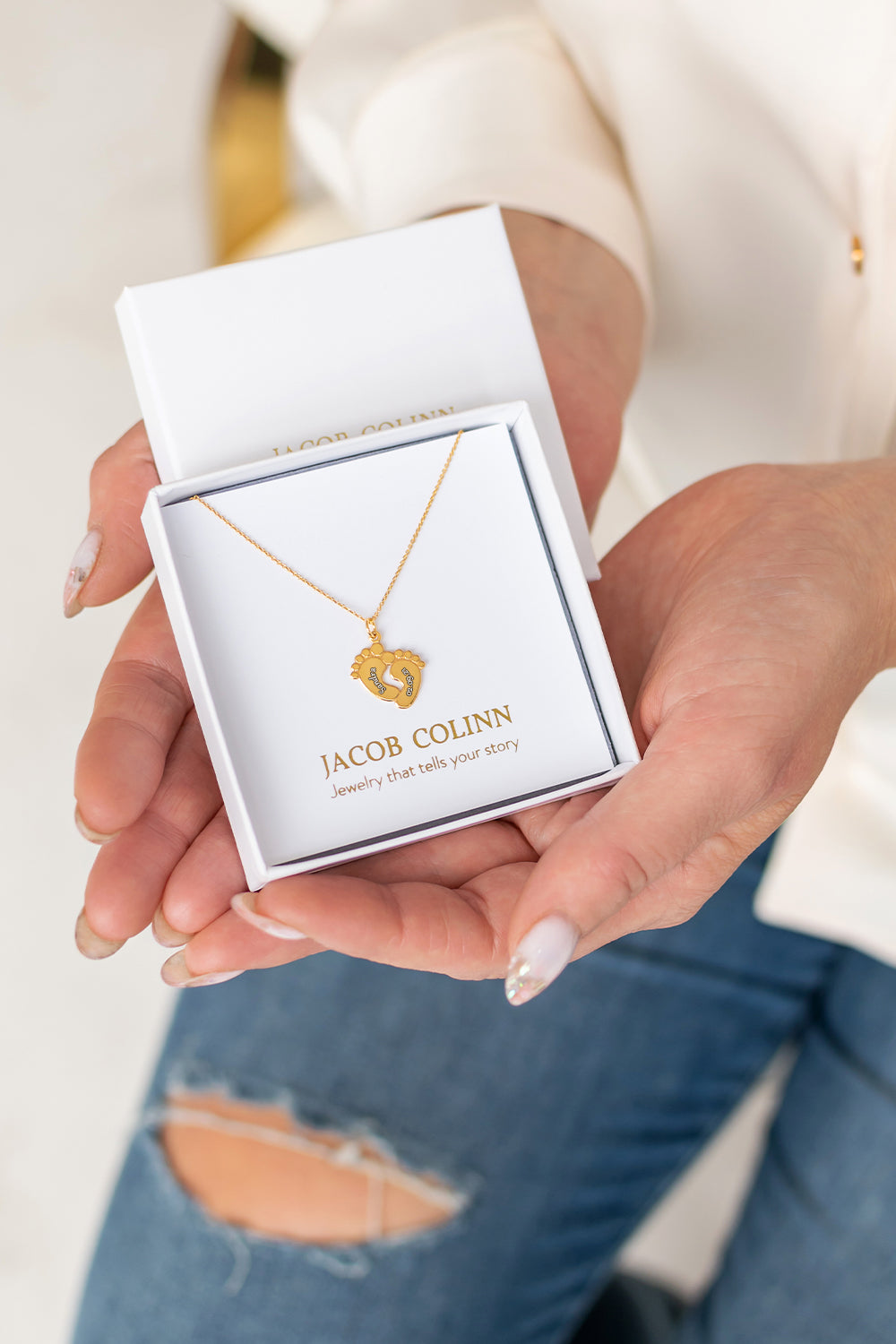 Kaelakee BABY FEET | NAME & DATE