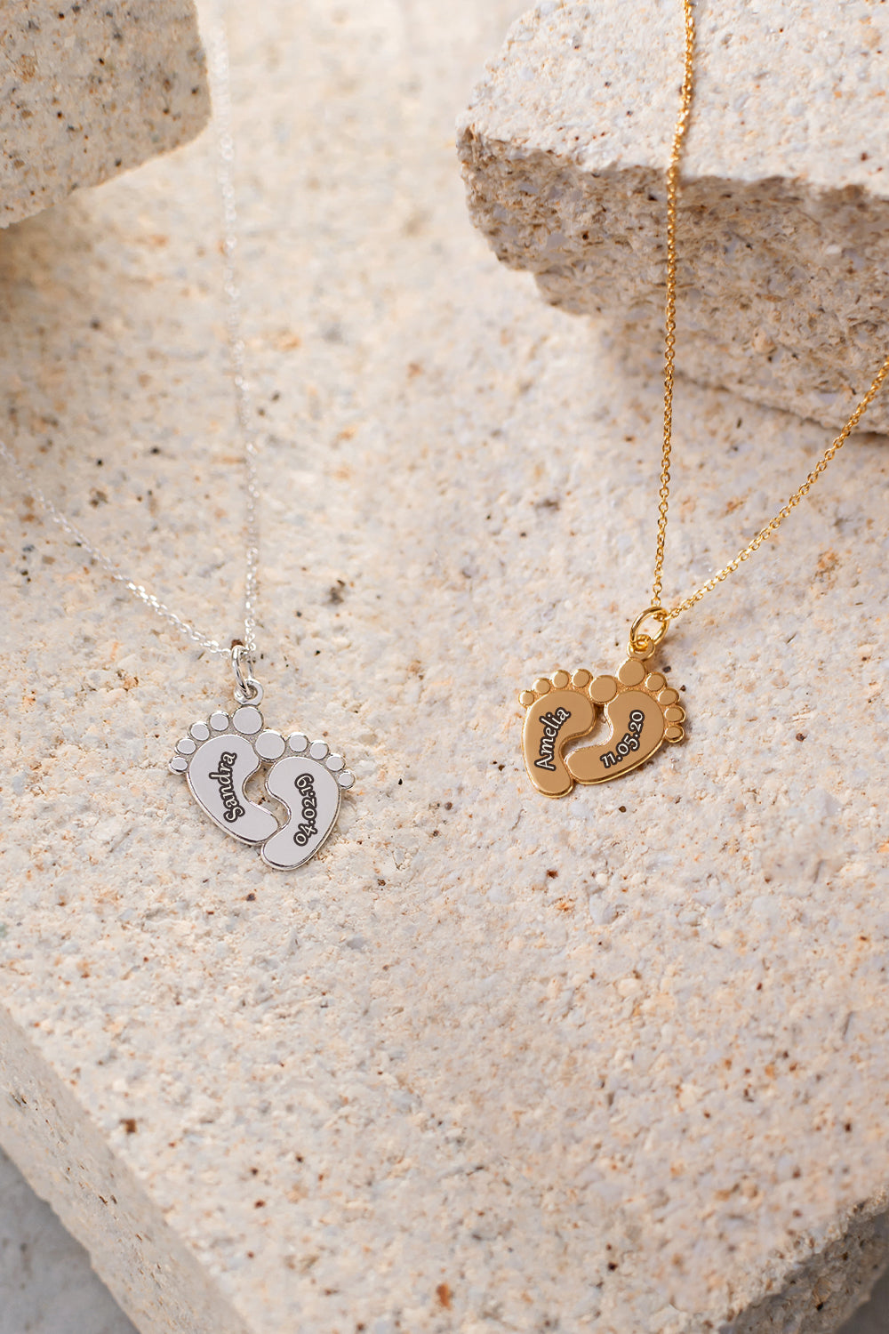 Kaelakee BABY FEET | NAME & DATE