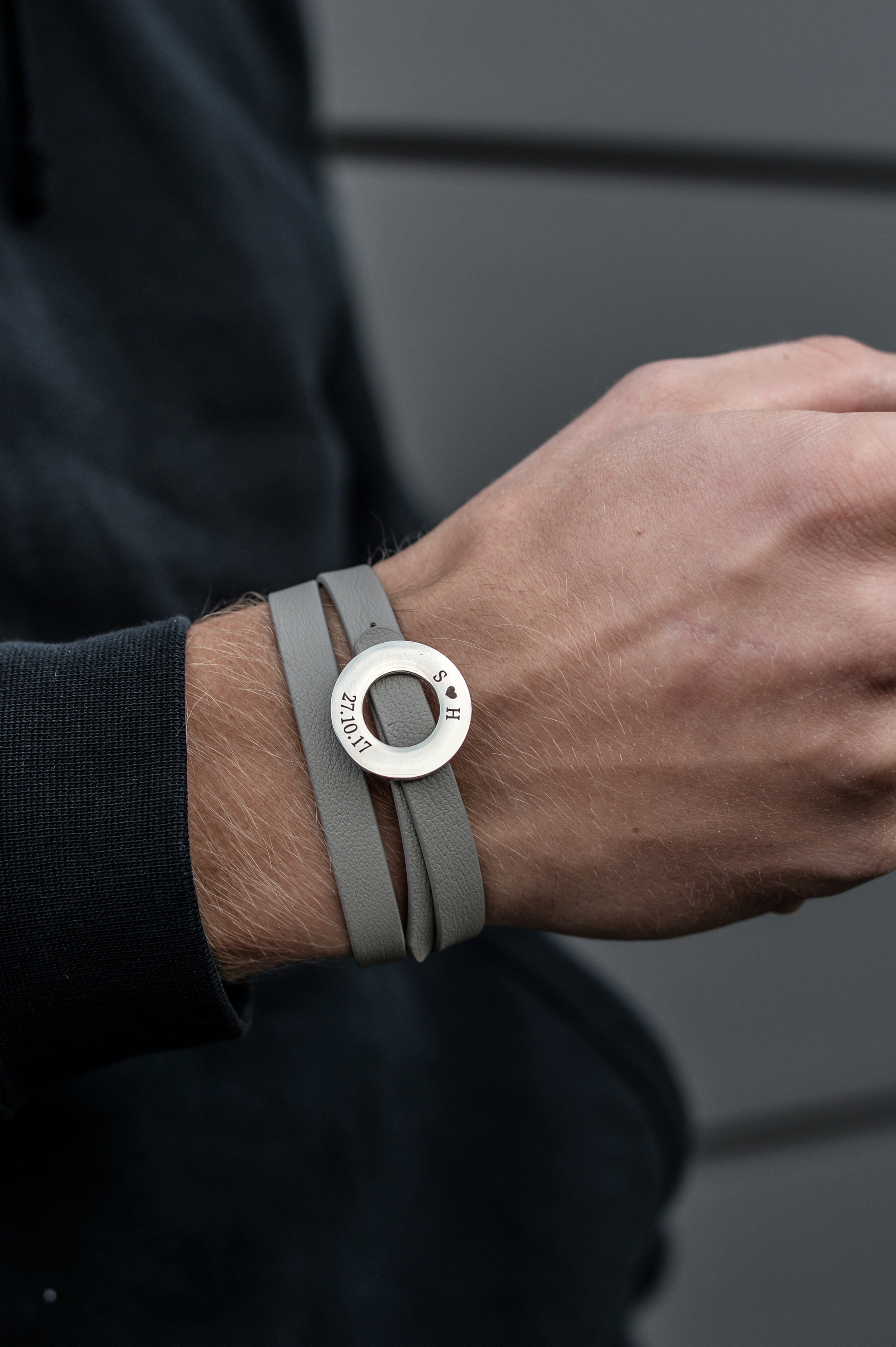 Modern Grey Bracelet