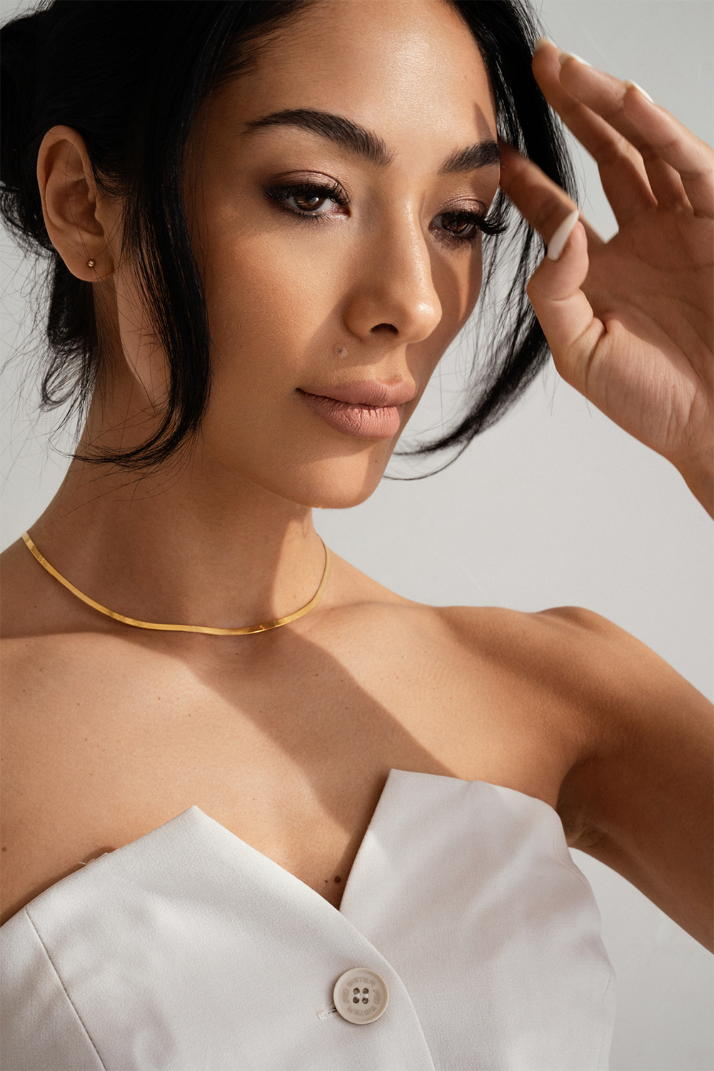 Kaklo papuošalas Snake Chain Gold