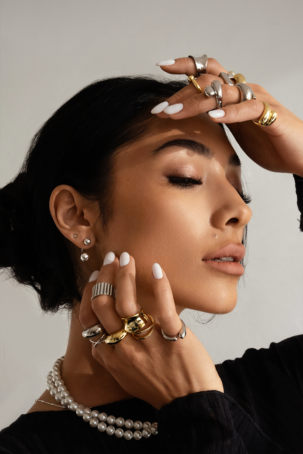 Žiedas Sparkle Crossed Gold