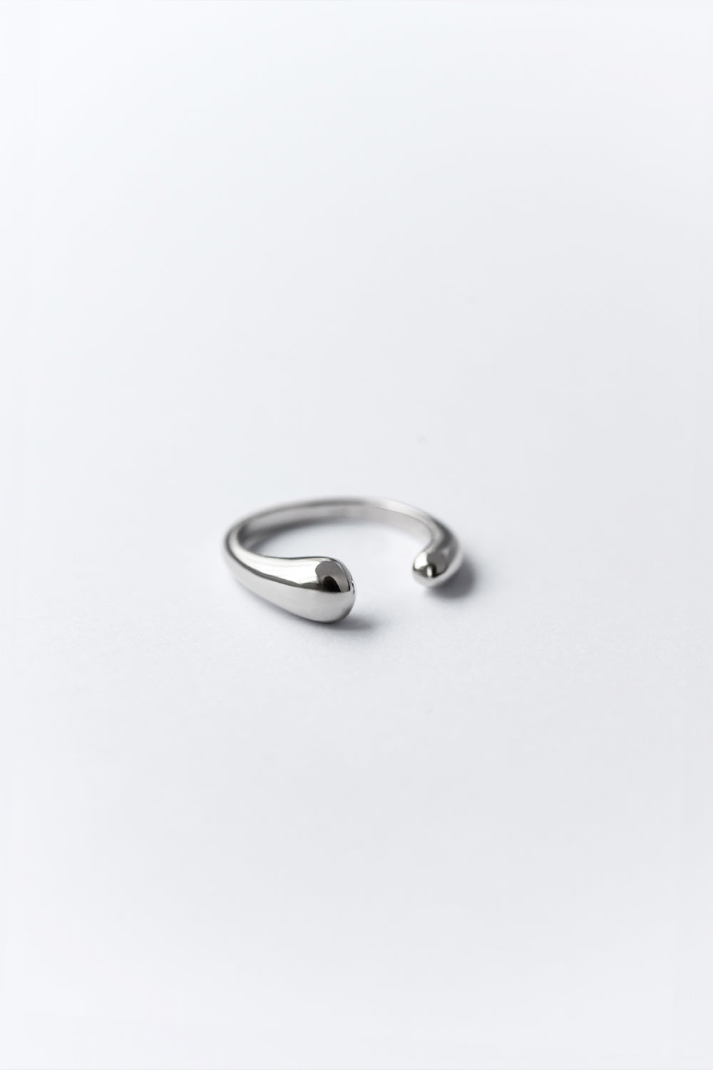 Žiedas Fluid Dome Silver