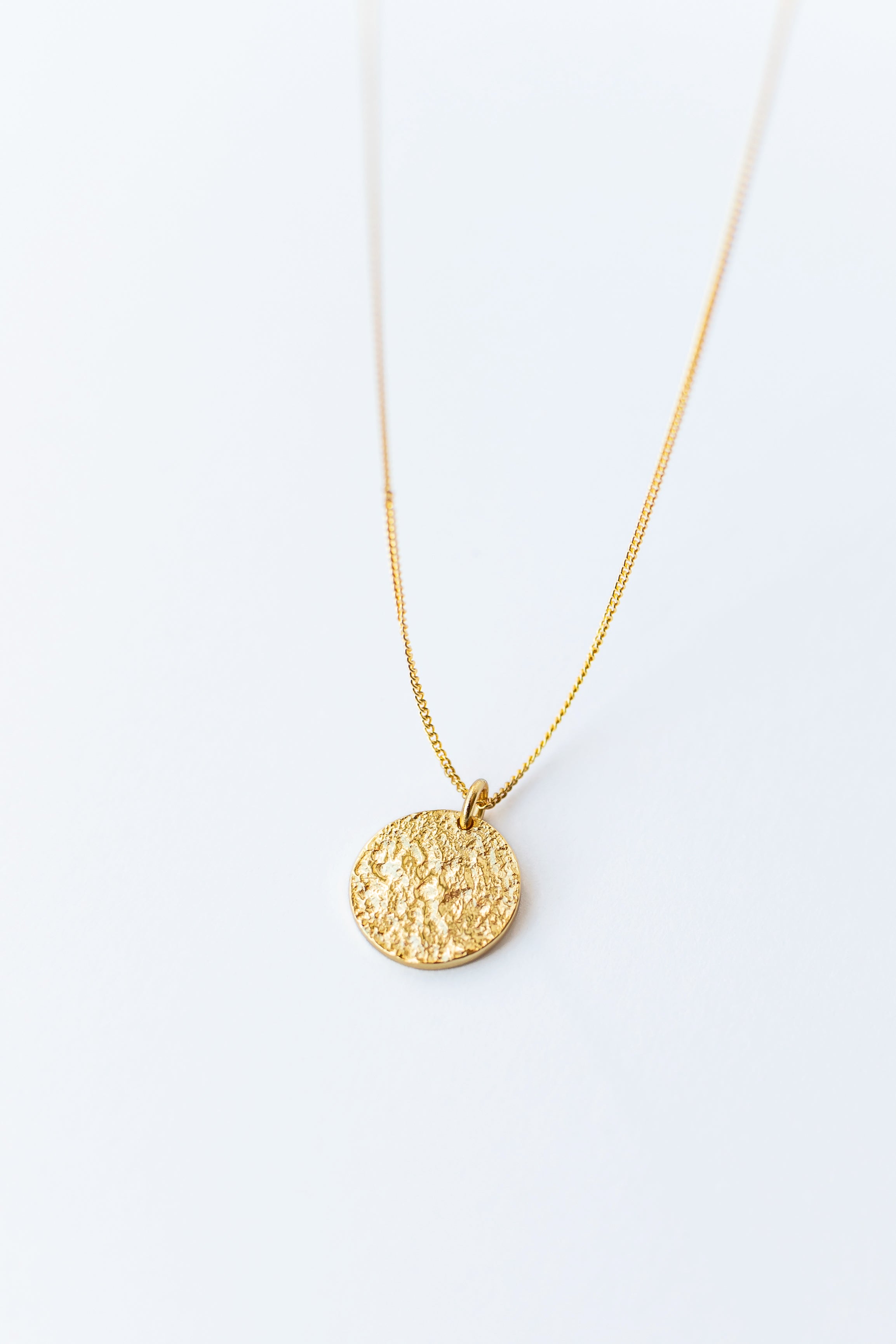 Gold-plated necklace MEDALLION 925 silver
