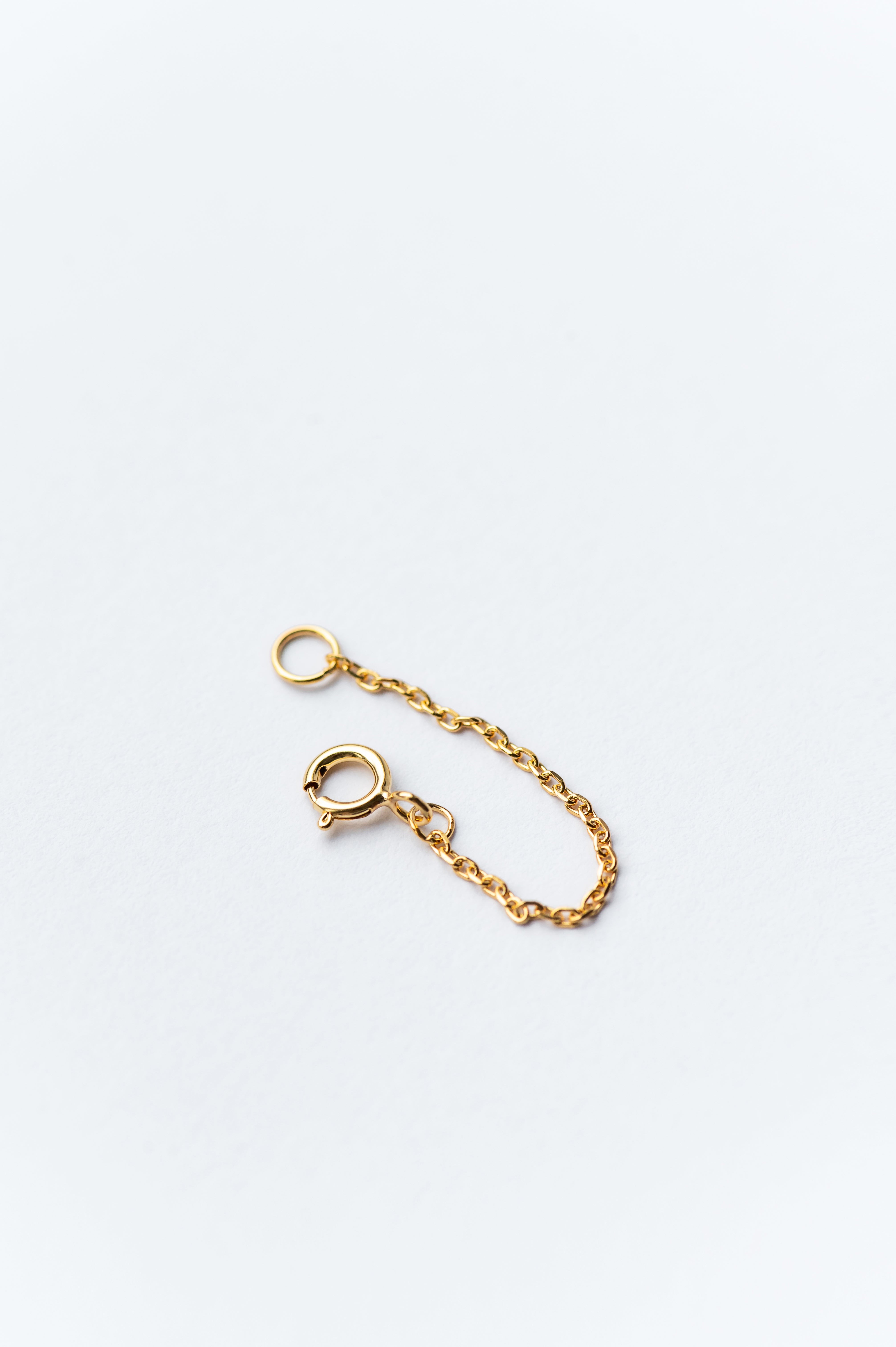 Gold-plated chain extension 925 silver