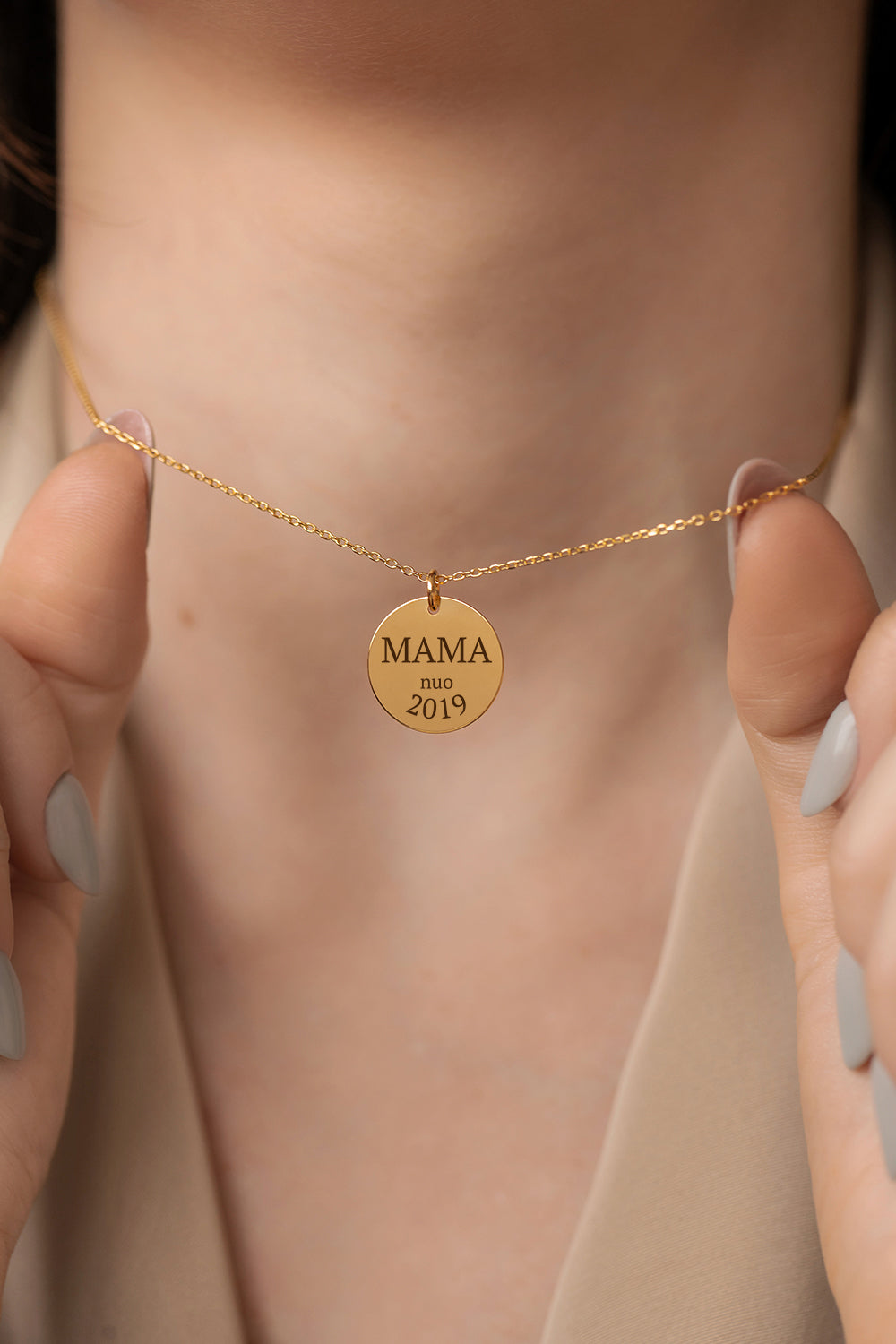 Necklace OVAL | MAMA